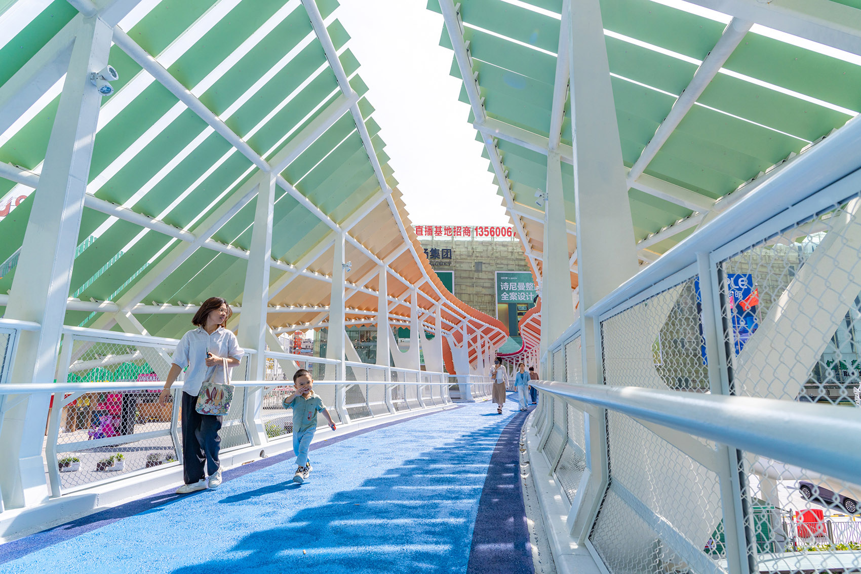 南海大沥建设大道人行天桥丨中国佛山丨竖梁社 Atelier cnS-66