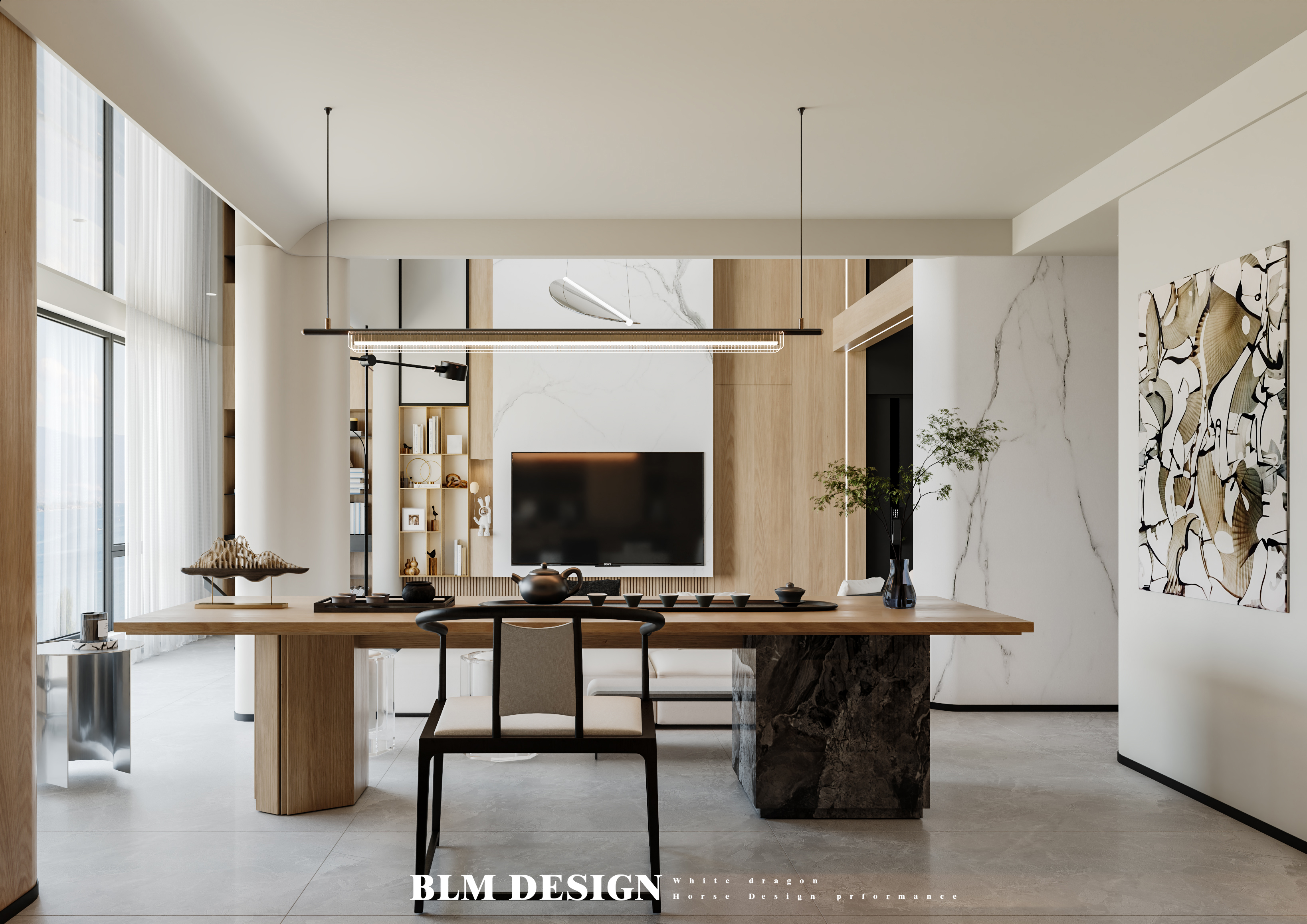 现代简约别墅案例-4