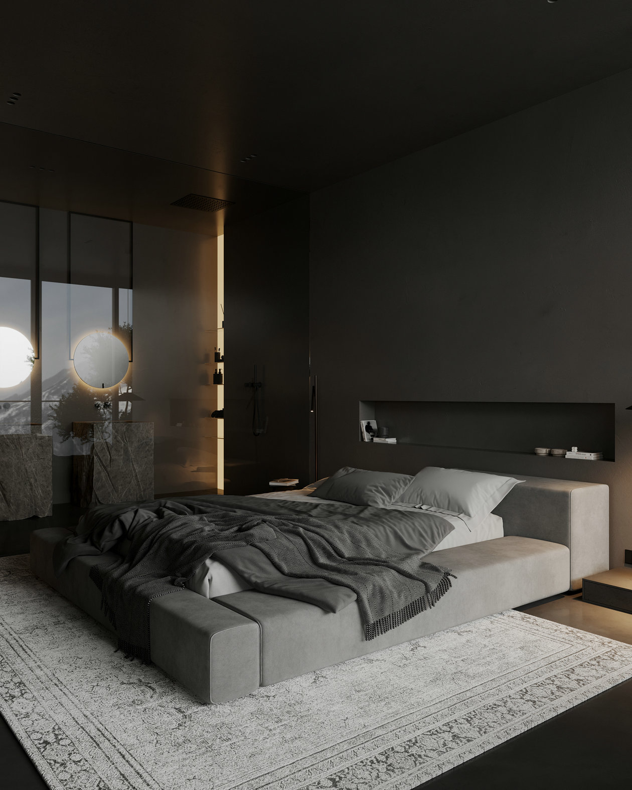 高级灰色系住宅设计-13