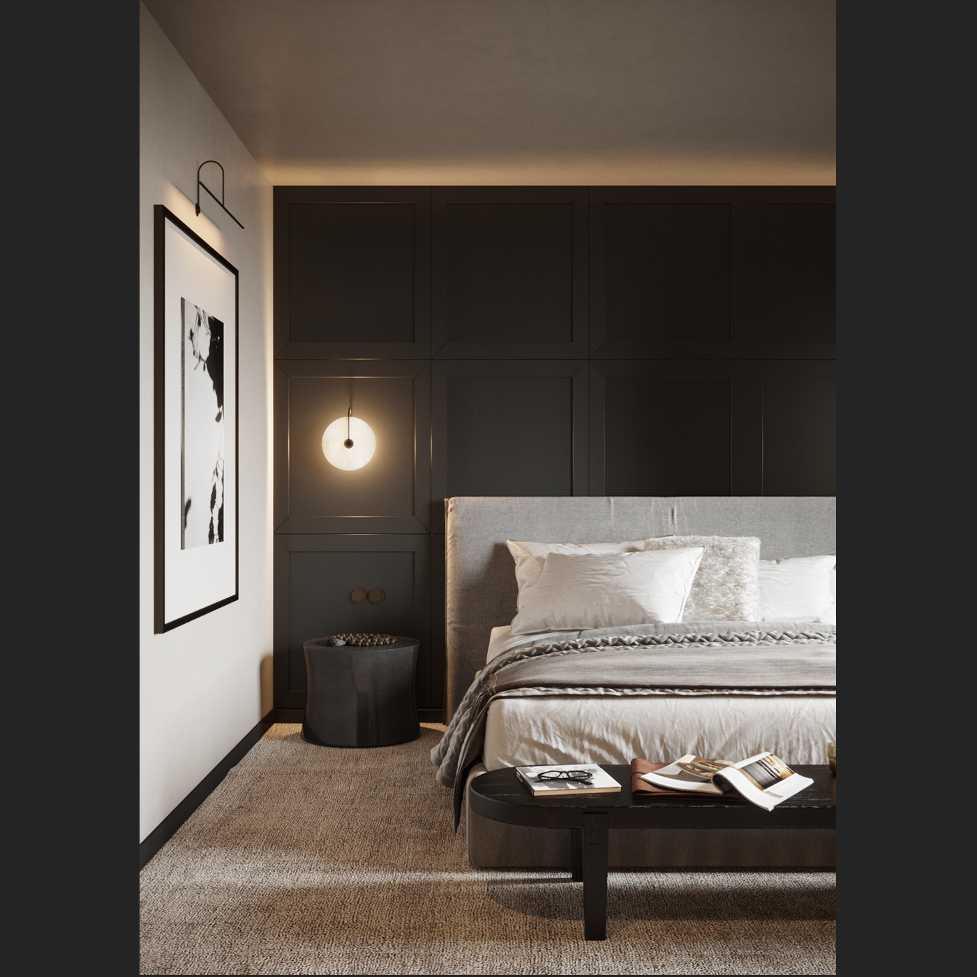 J-house. Bedroom design.-1