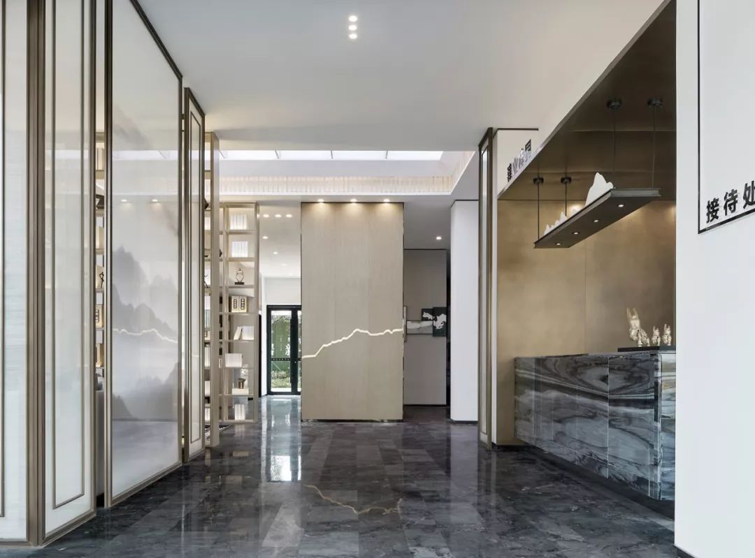 建业桂园销售中心 | 幽境中的艺术空间-15