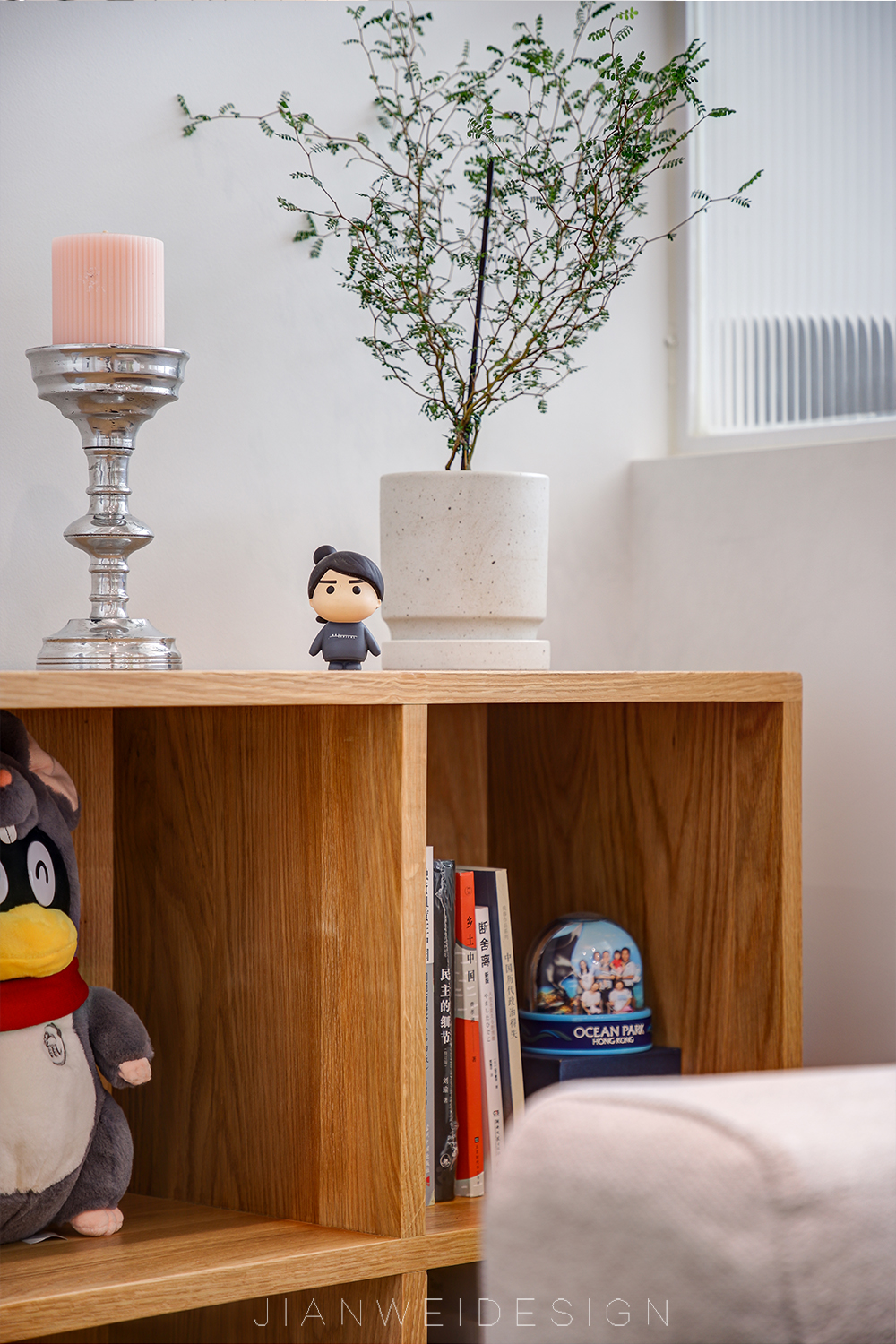 深圳新街口现代简约精致公寓设计丨中国深圳丨见微陈设艺术-32