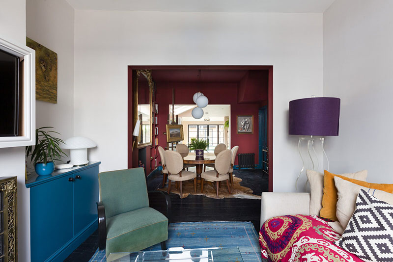 伦敦异彩纷呈的英式复古宅-17