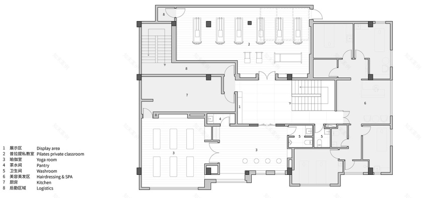 上海克里亚瑜伽馆&普拉提丨中国上海丨UNGROUP-49