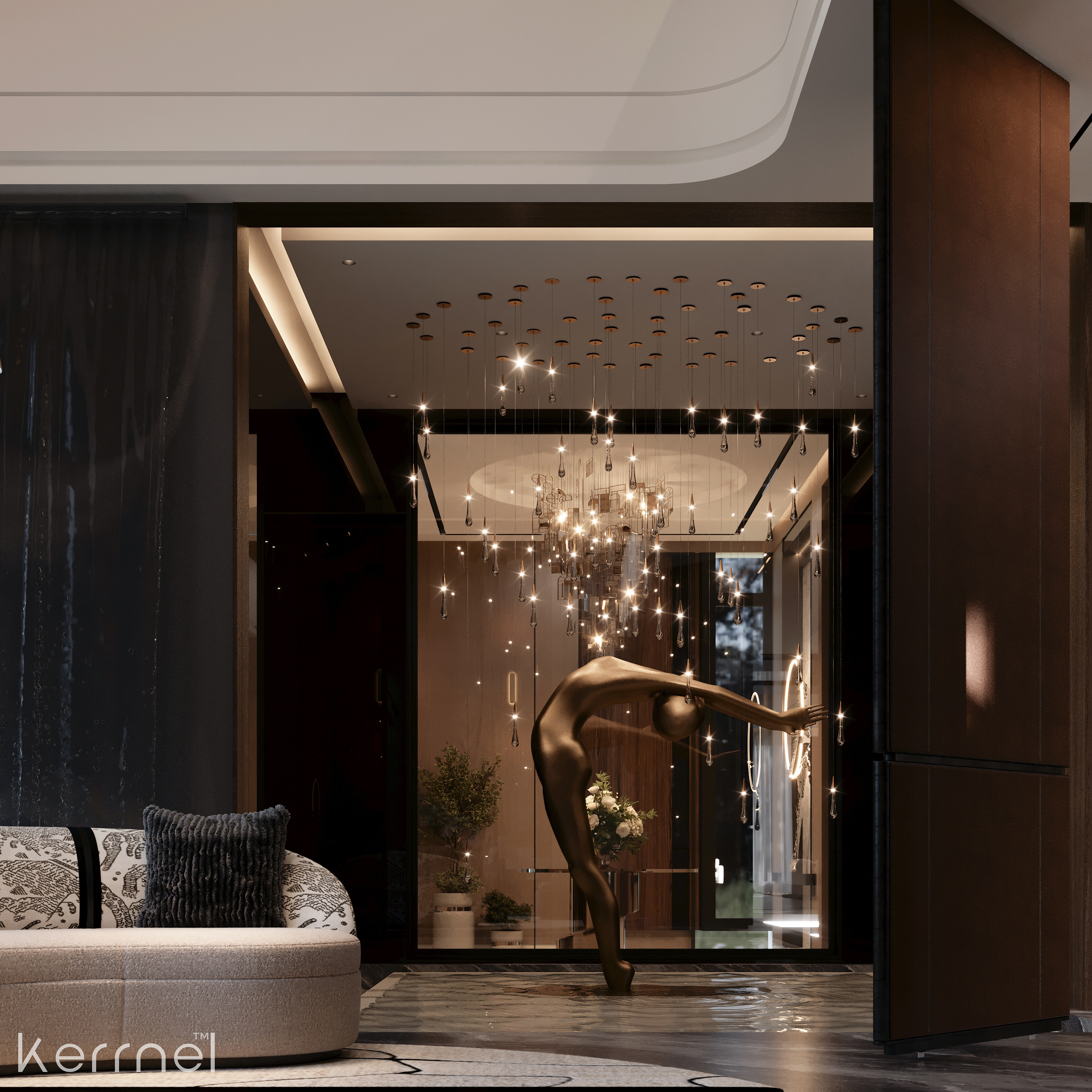 起居与入口丨沙特阿拉伯-9