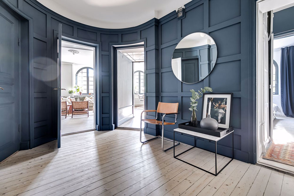 瑞典 73 平米公寓的色彩艺术-23