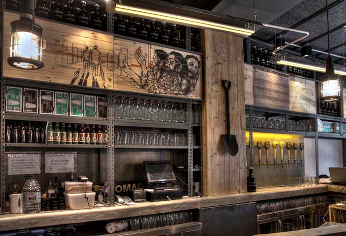 车库啤酒屋——复古工业风的设计魅力-27
