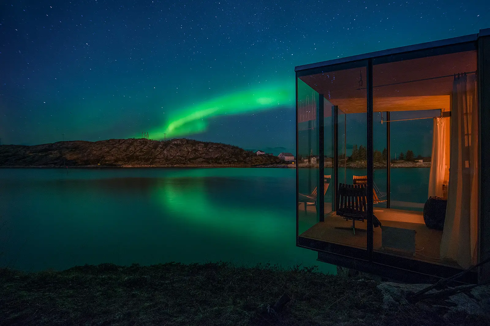 玻璃木屋 | 北欧极光观赏的完美设计-21