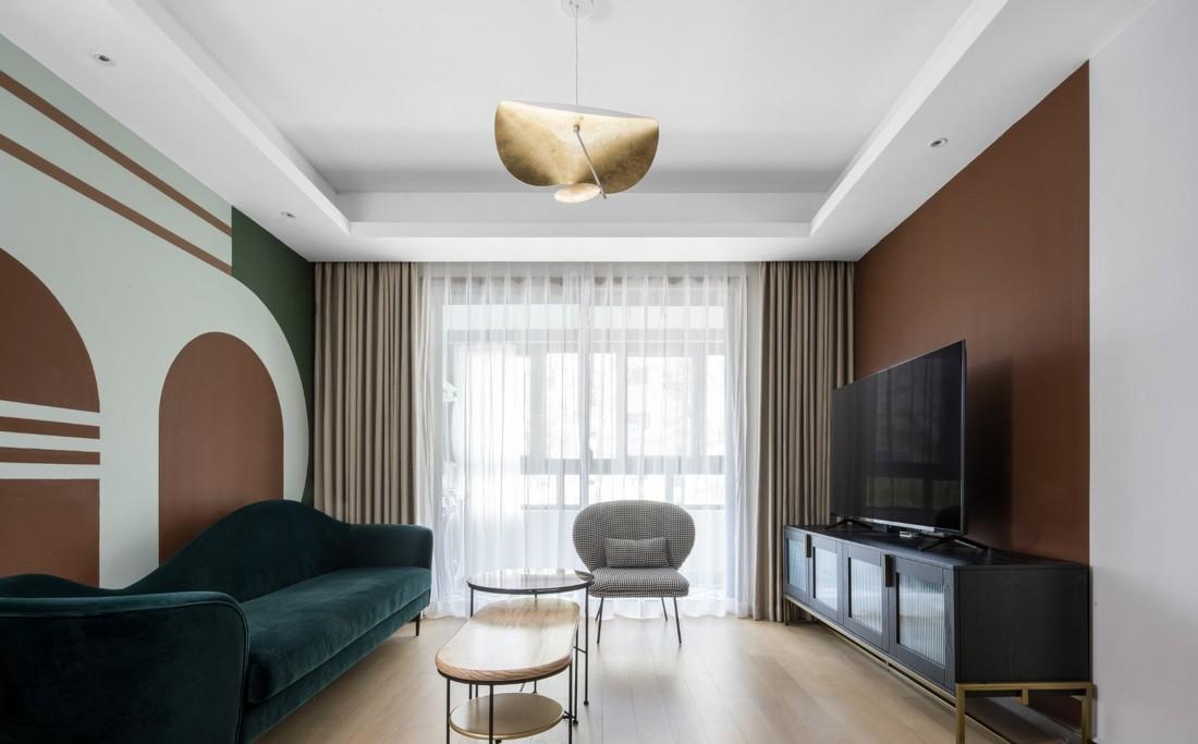 玩转色块魔法,悦颜平层空间设计-5