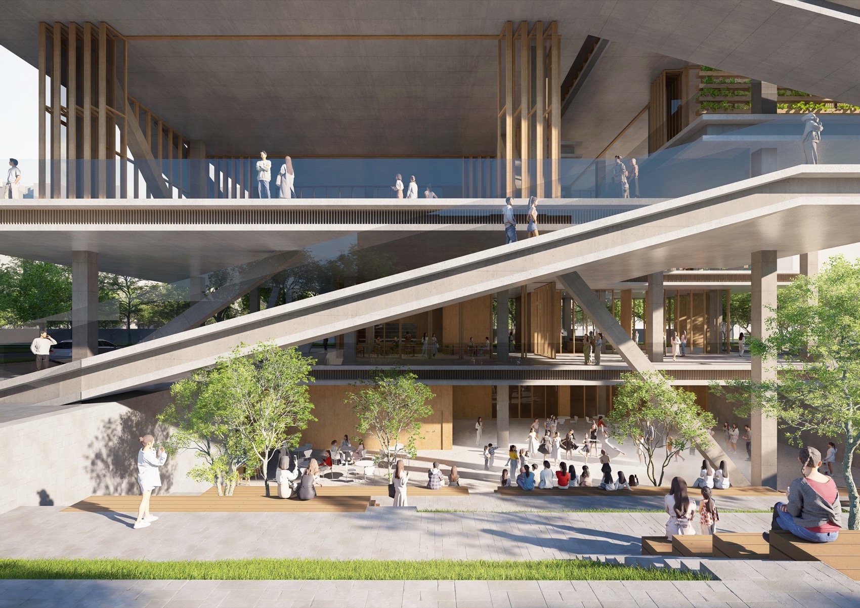 上海宝山区张庙街道02街坊89丘地块文化中心丨中国上海丨OPEN建筑事务所-17