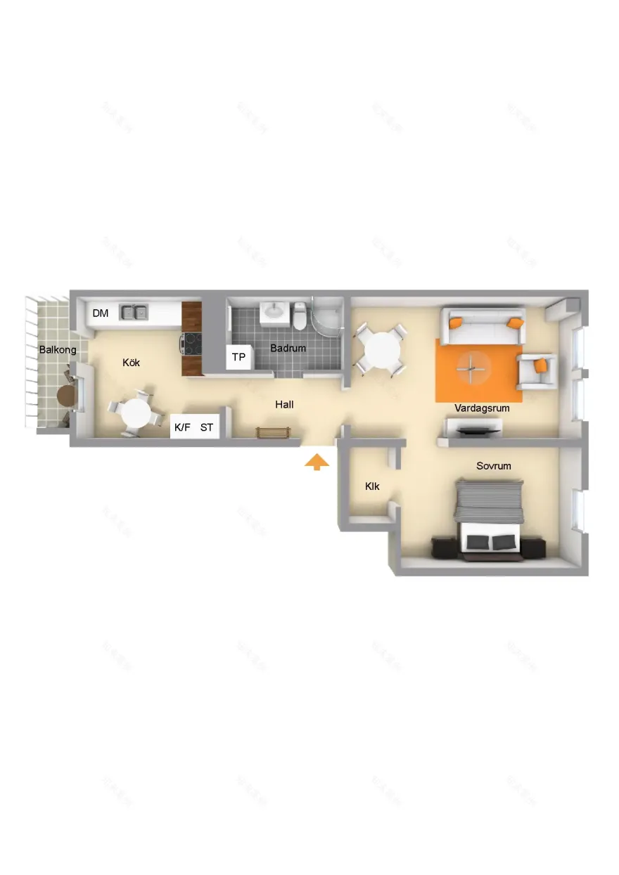 春日温馨 55 平米小公寓-16