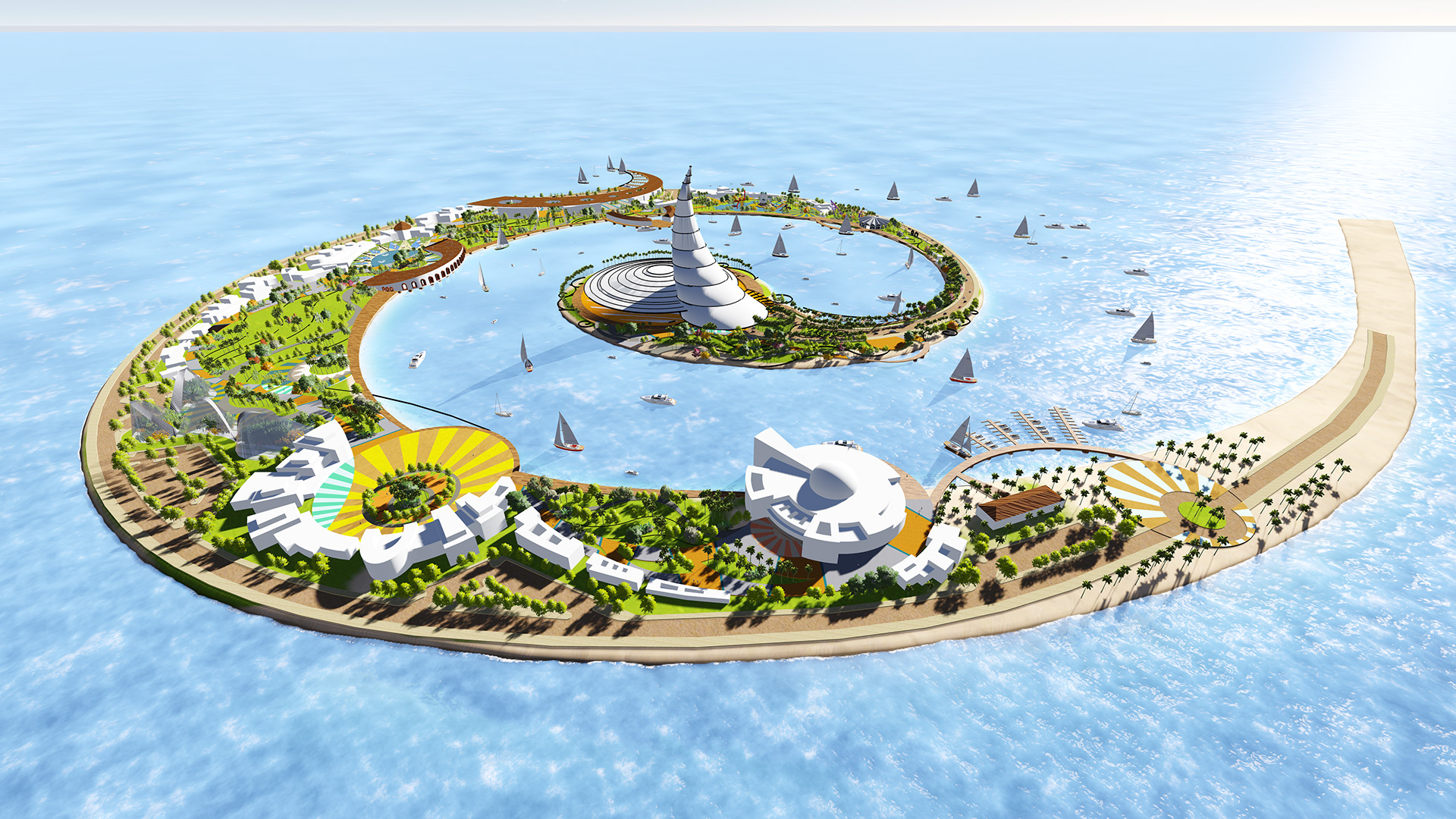 生态地平线度假村丨埃及丨开罗大学区域与城市规划学院城市设计系-33