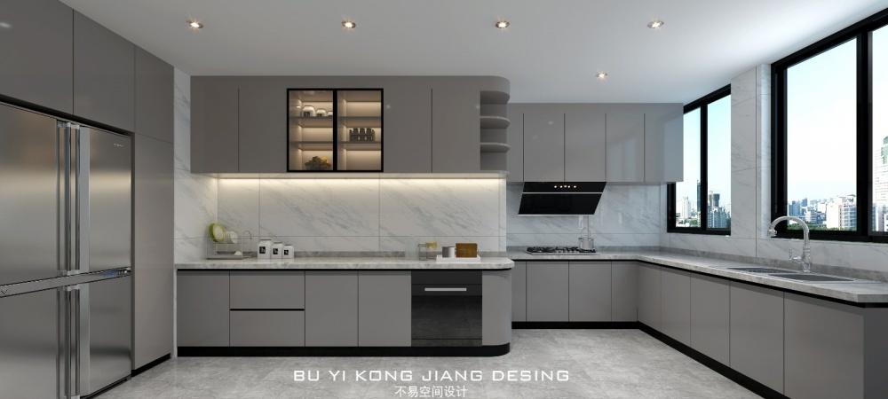 现代灰色调居家空间设计-6