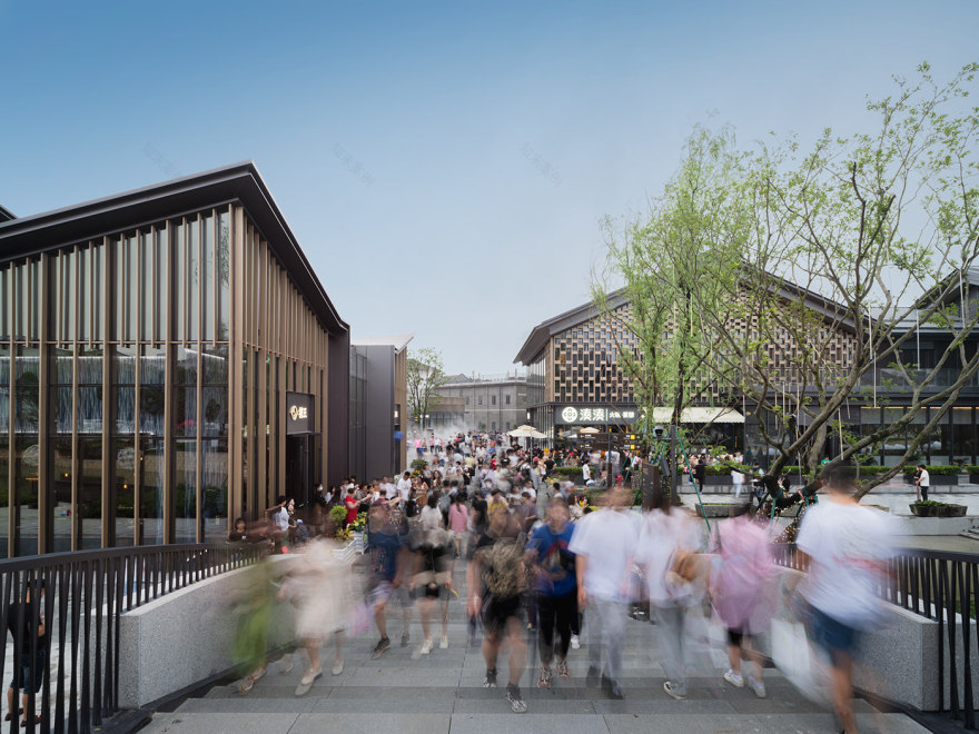 华润嘉兴南湖天地 | 夏谷暑雨团队打造公共商业空间艺术策略-19
