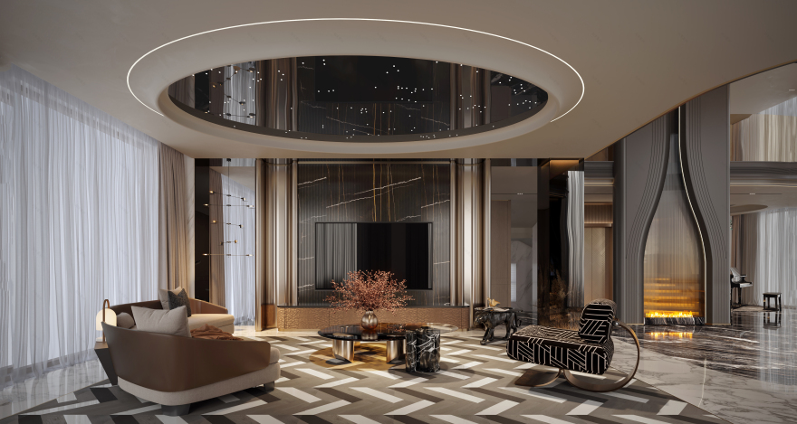 1100㎡艺术豪宅丨ZHD·纵禾设计(陈文强,张先辉)-52