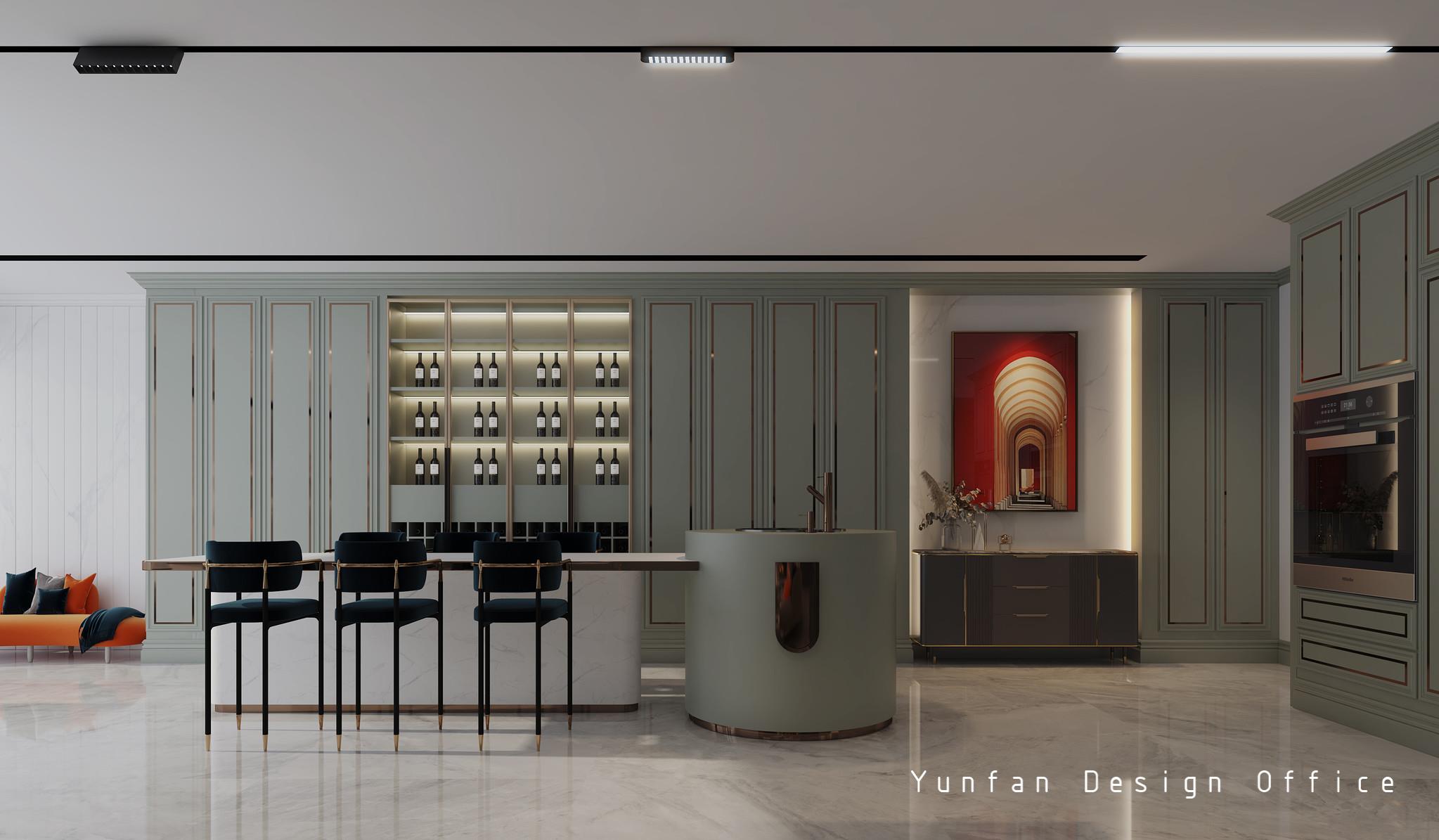 《花火》——武汉金都汉宫 480m2 混搭家居空间-4