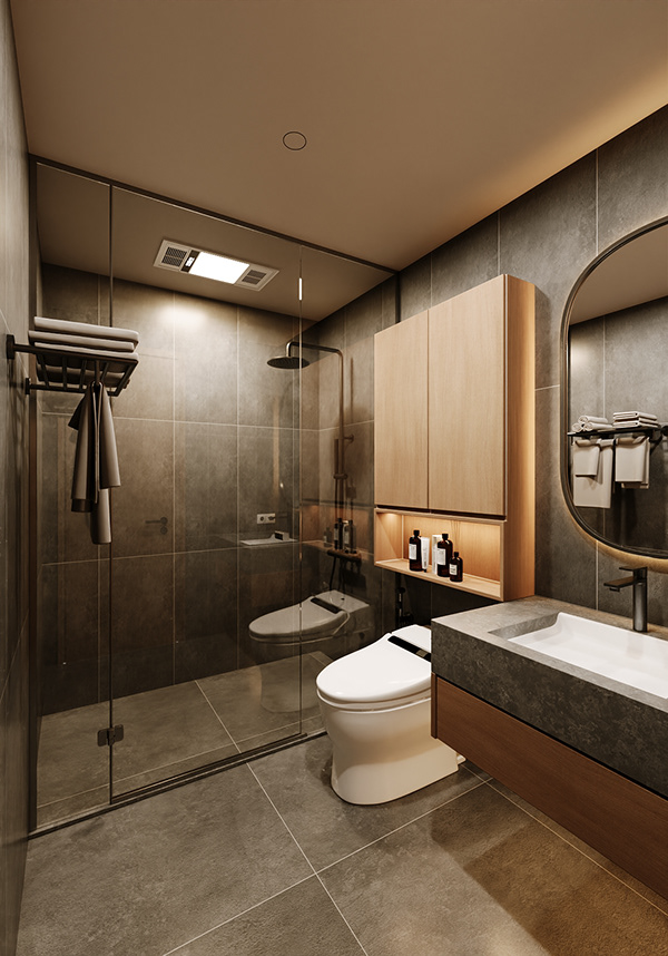 Balanced Serenity - Wood & Charcoal Contrast-15