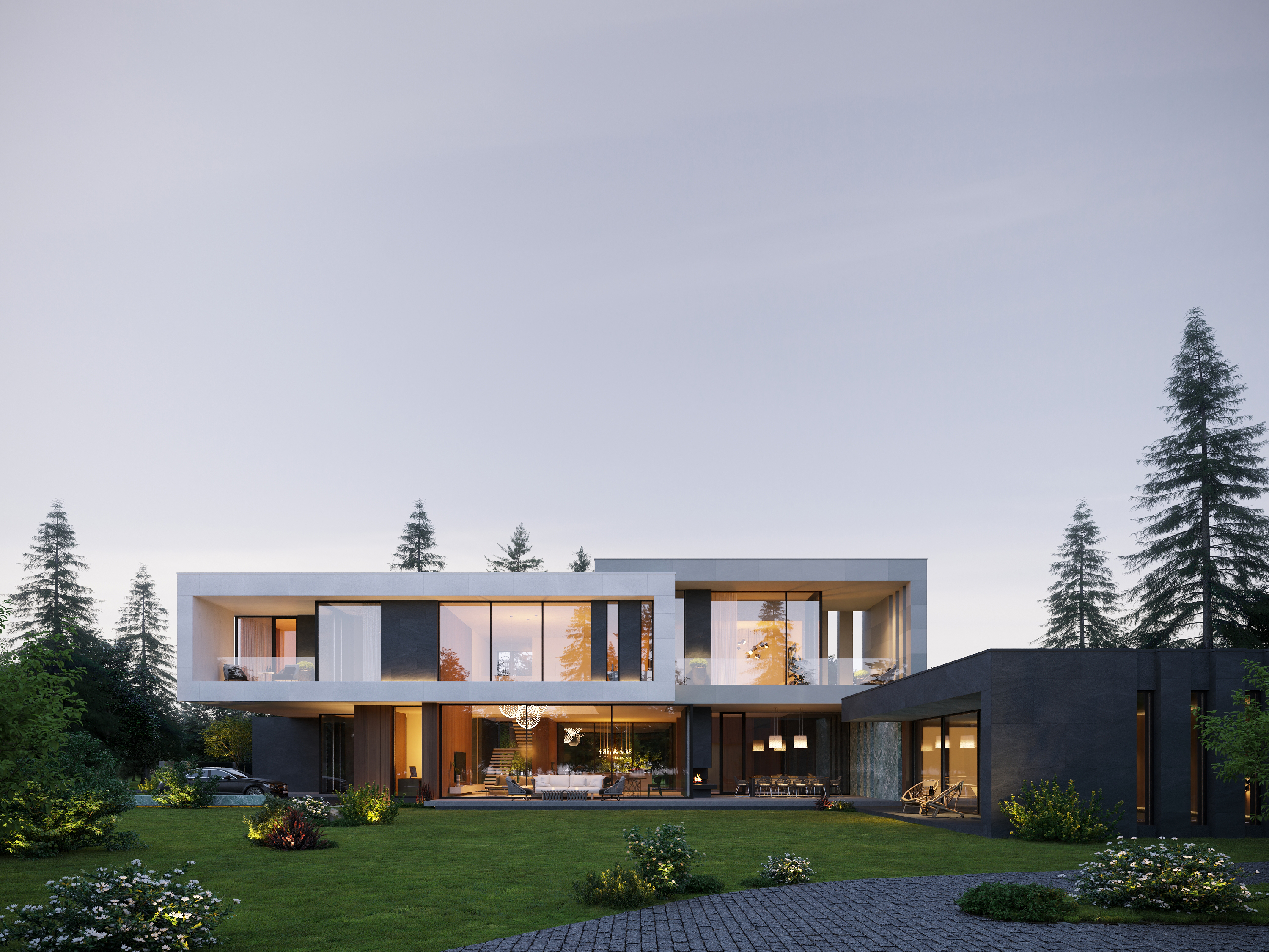 圣彼得堡附近的现代别墅丨俄罗斯圣彼得堡-3