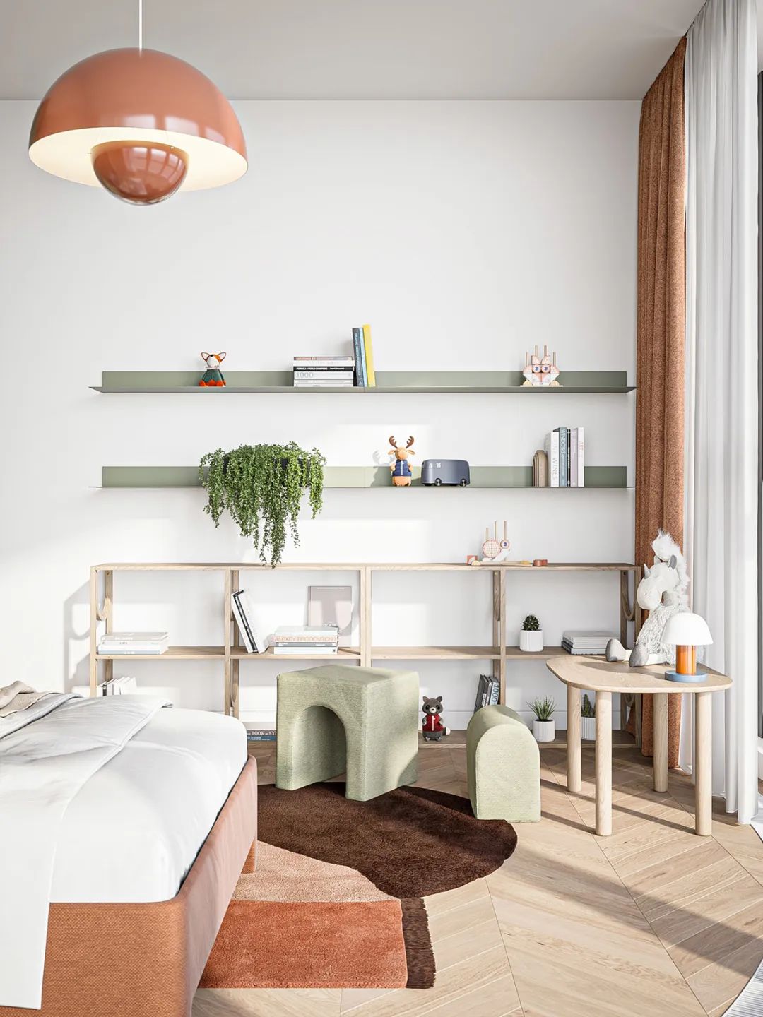 莫斯科 160㎡两套合一的优雅大空间丨俄罗斯莫斯科丨Bureau Slovo-20