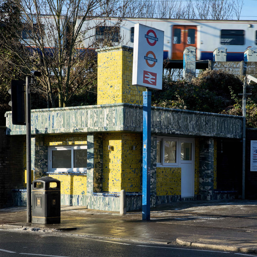 assemble kiosk seven sisters station art on the underground-5