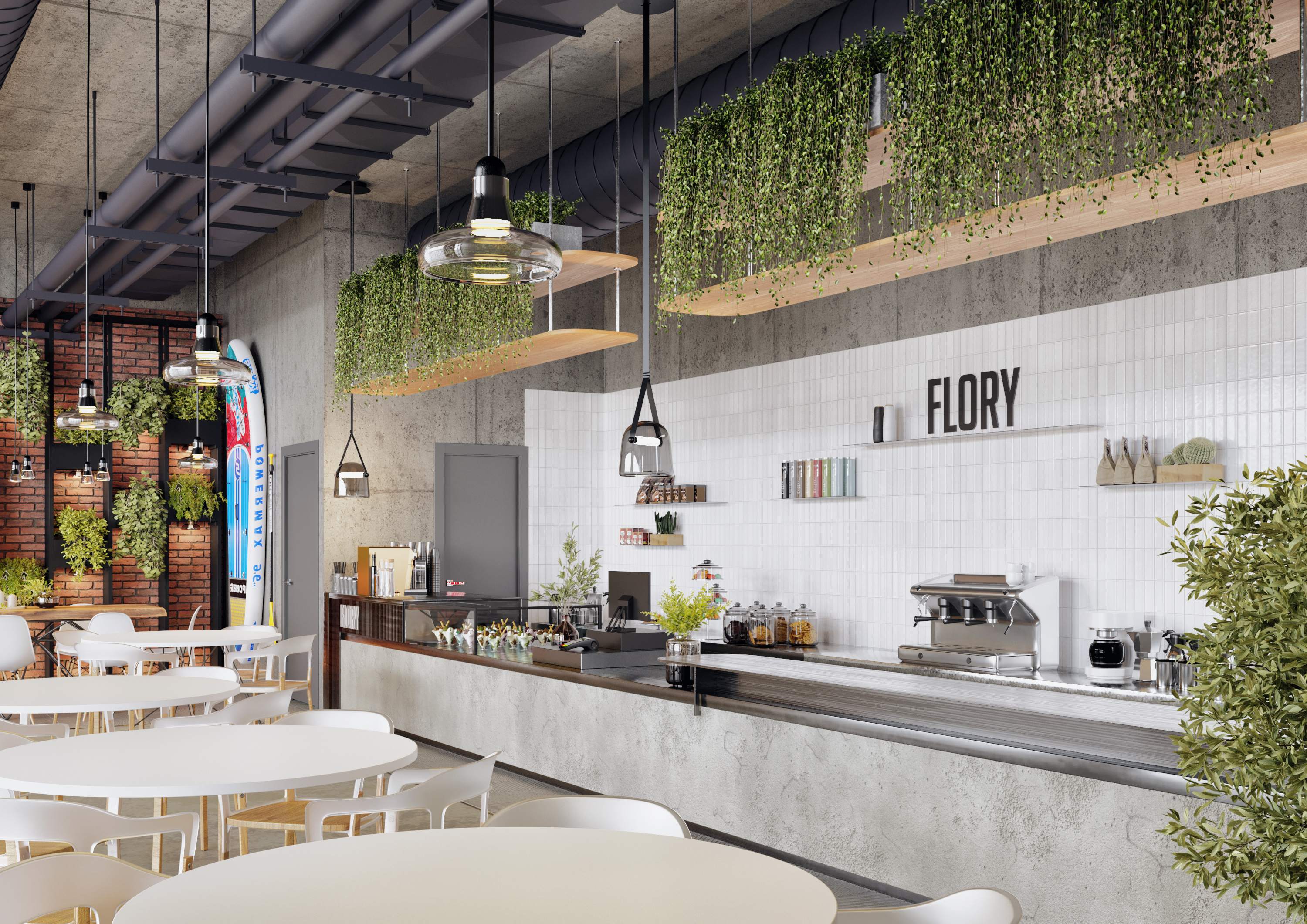 Flory Cafe Concept Design-3