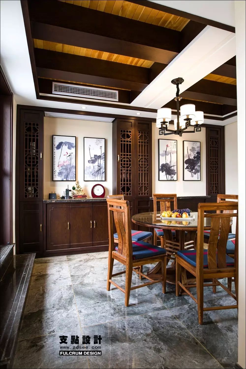 锦绣华府·听泉亭 | 现代元素与传统元素完美结合的中式设计-12