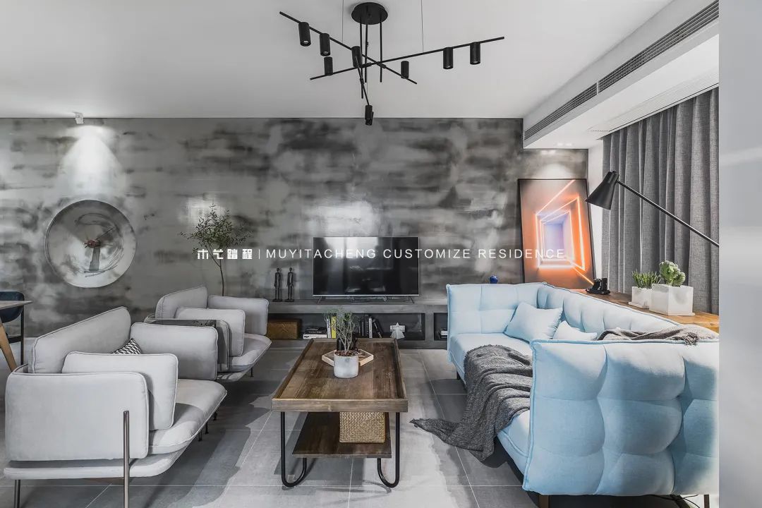 重庆彩云湖现代混搭风平层设计丨中国重庆丨邓子设计-18