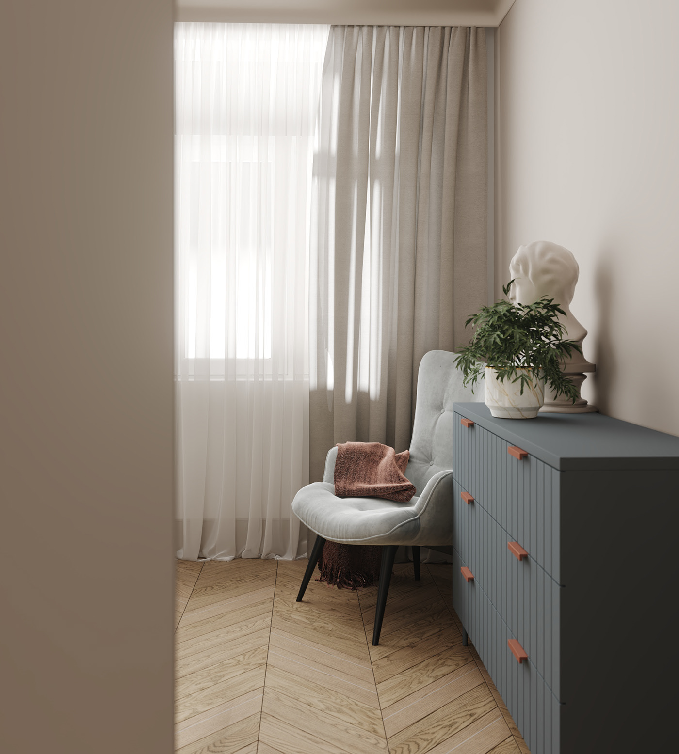 乌克兰基辅小空间公寓设计 很精致-22