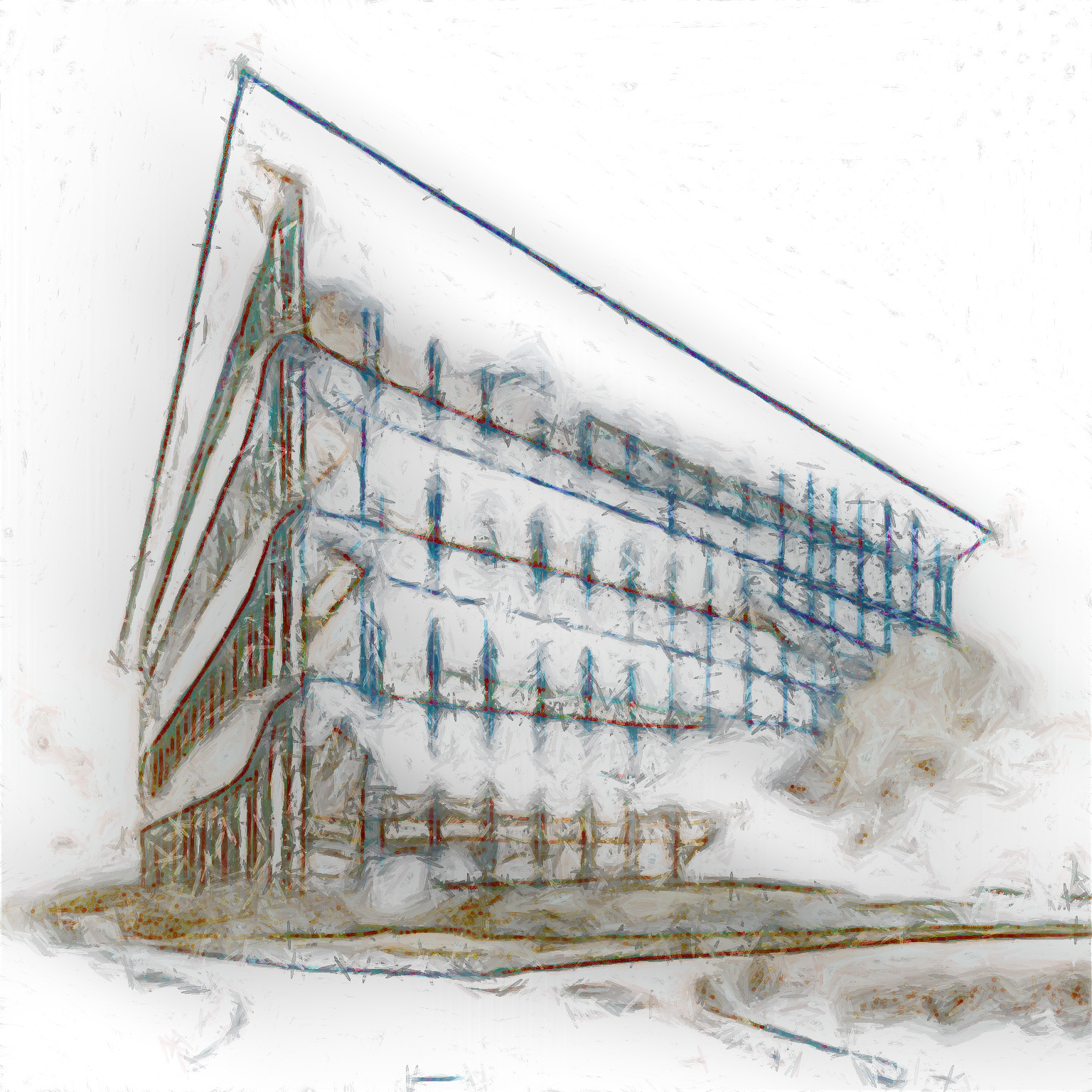 建筑草图丨Bozelos Panagiotis-5