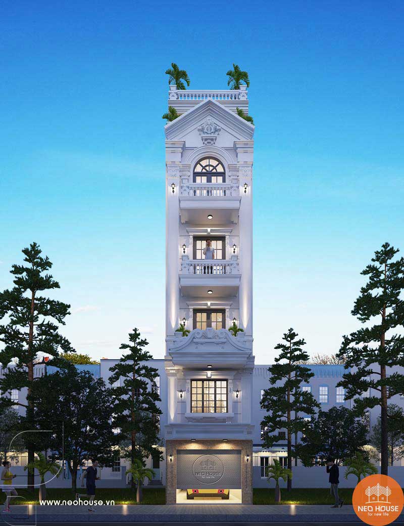 65+现代古典风格街边住宅设计案例-18