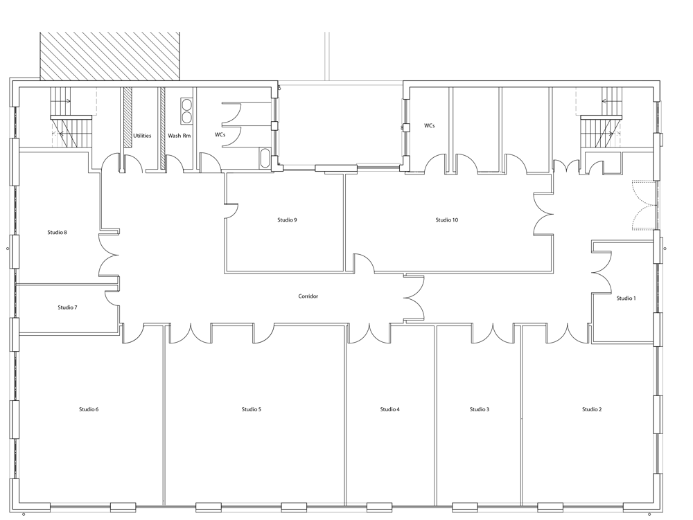 伦敦黛博拉大厦艺术慈善空间改造-30
