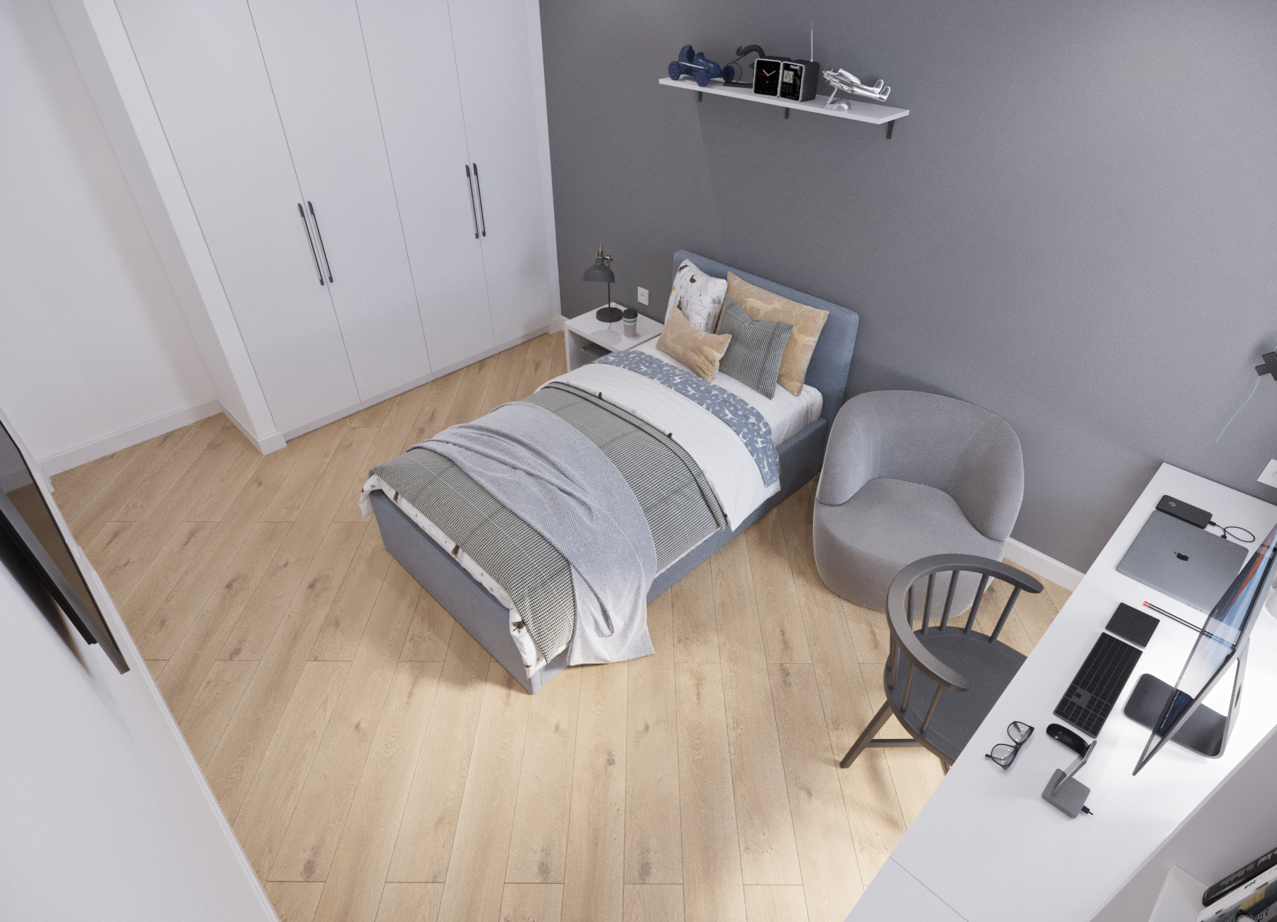 Design apartment with attic 100m2. Tashkent-35