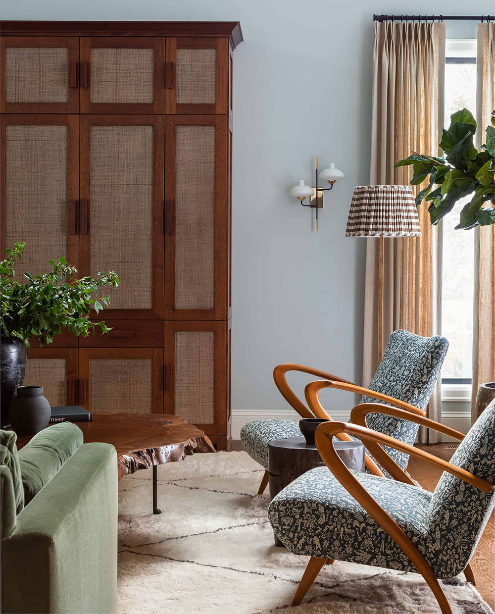 福克斯岛度假屋 | 绿色与棕色的完美融合-12