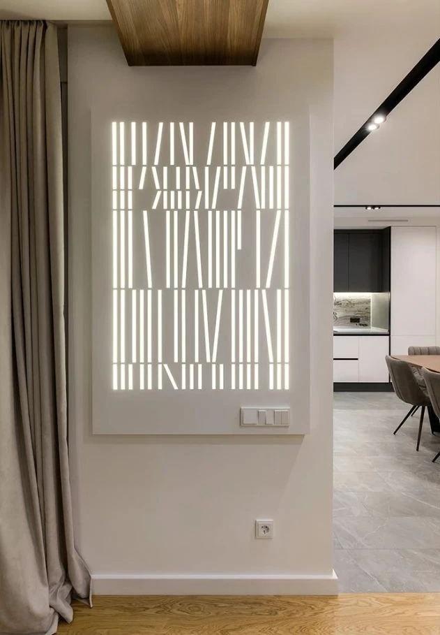 乌克兰98㎡现代风公寓设计，角落空间这样设计太实用了！-5