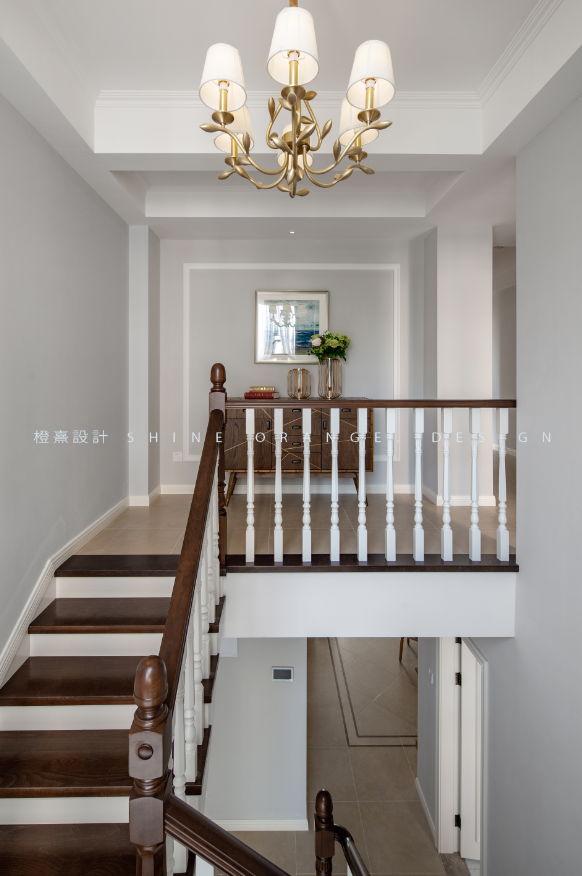 《橙熹设计》宁波现代美式别墅,温馨浪漫,打造舒适居家空间-28