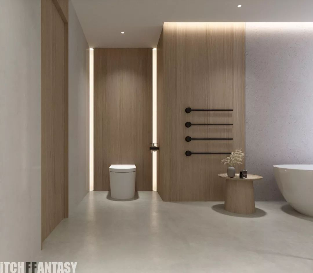 四层极简别墅，原木色温馨空间-74