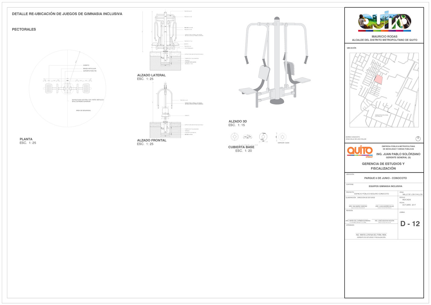 厄瓜多尔 6 月 6 日公园 | 社区参与的环境改造项目-104