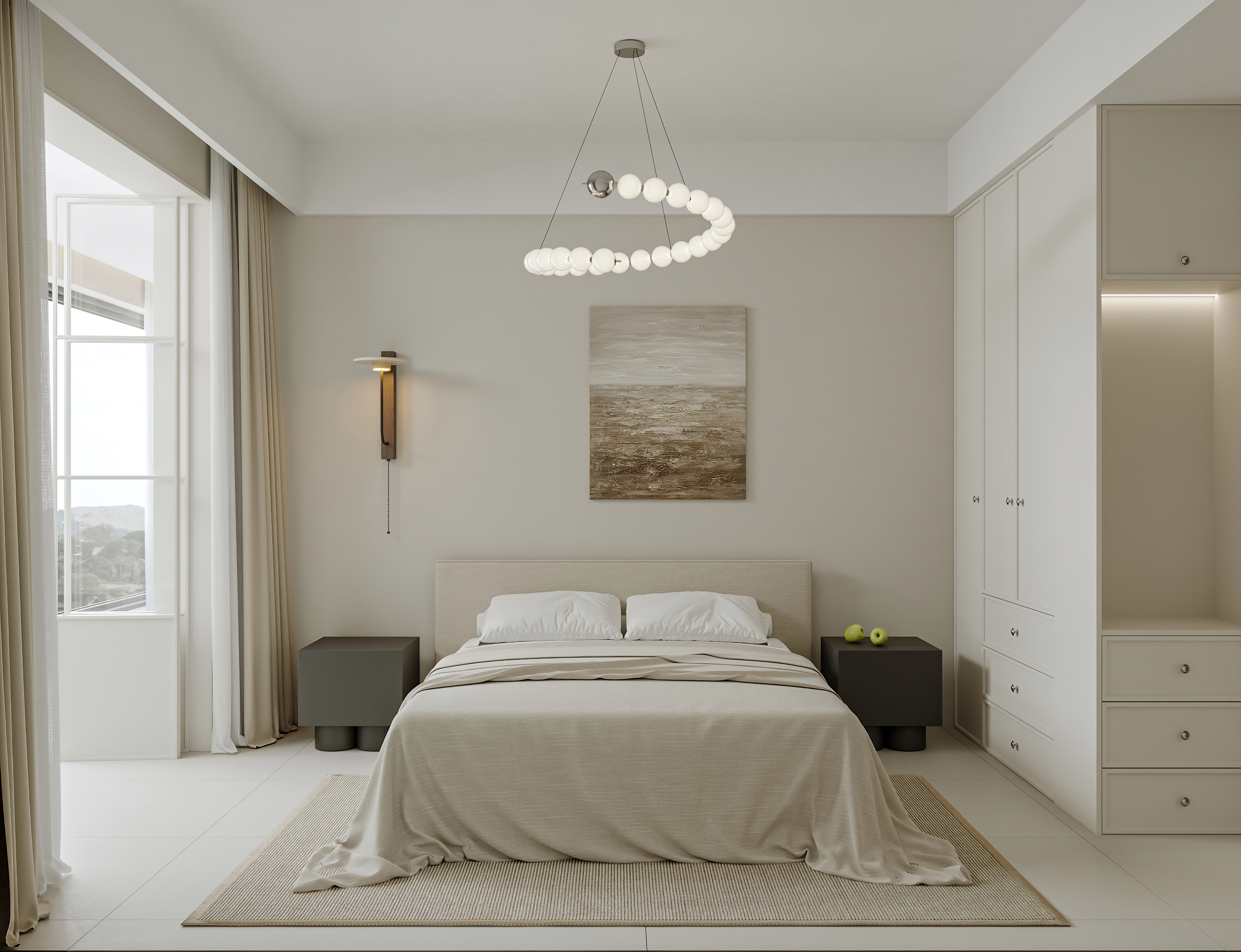 奶油中古客餐厅卧室卫生间丨近期表现-9