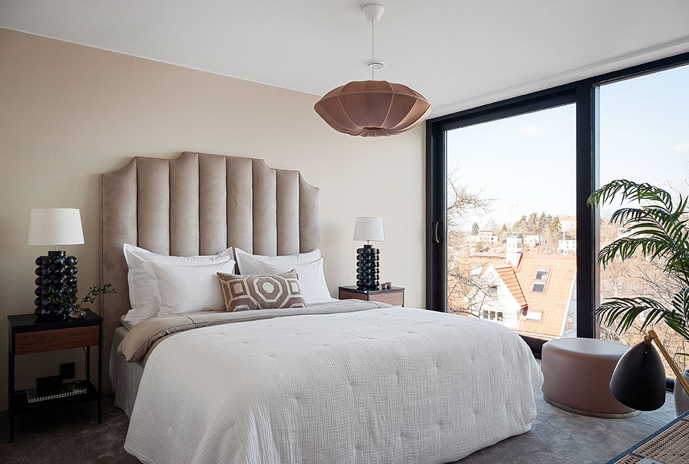 瑞典现代别墅 | 优雅内饰与夕阳美景的完美融合-13