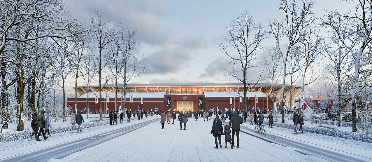 Aarhus新足球场（Skovens Arena）丨丹麦奥胡斯丨扎哈·哈迪德建筑事务所,Sweco,Tredje Natur-24