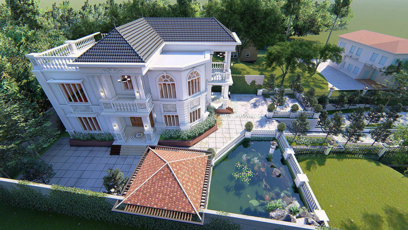 Sketchup 外别墅模型-2