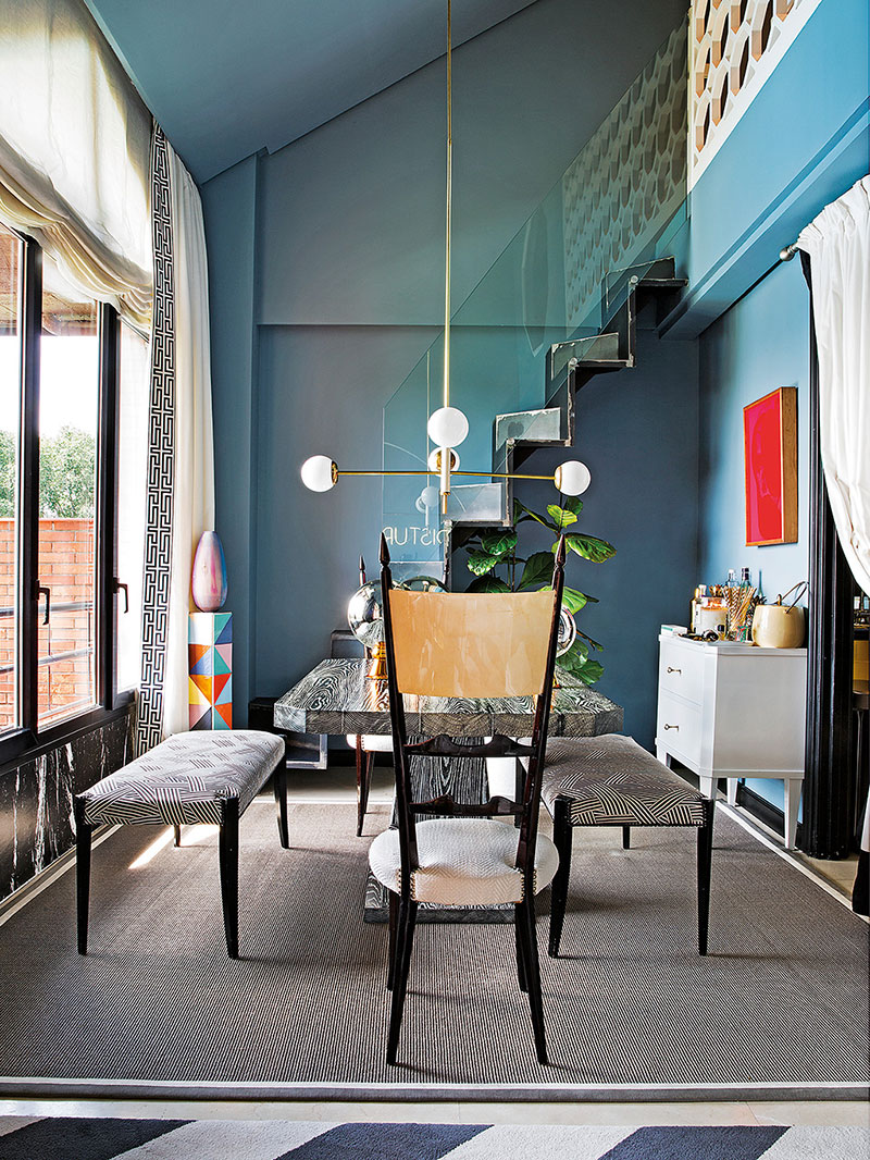 色彩斑斓的 Madrid 小阁楼公寓-7