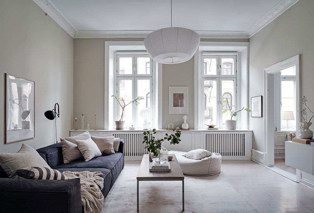 北欧风格瑞典公寓 | 温馨轻盈的优雅设计-7
