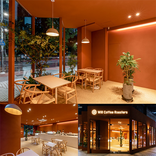 红色顿悟 | 22 平米极简咖啡厅设计-1