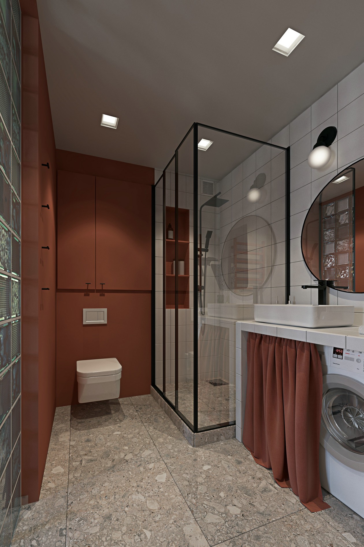 乌克兰基辅 82㎡多彩空间设计-13