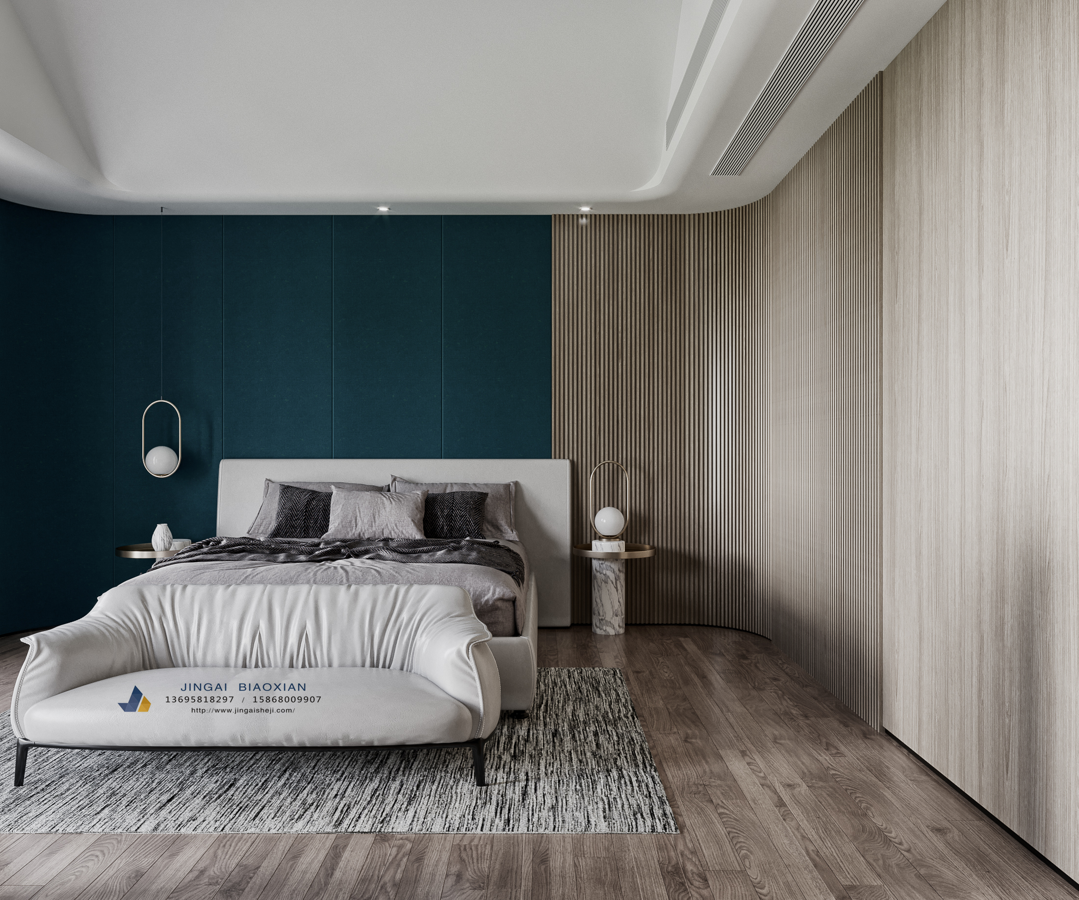 现代简约卧室-1