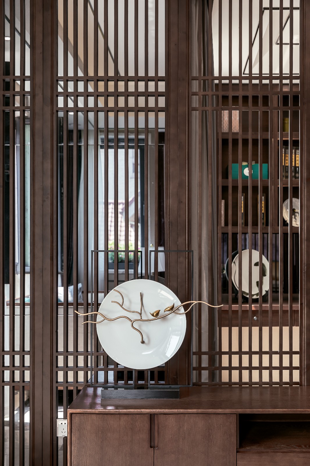 太湖新中式样板房  苏州玉玺室内设计-9