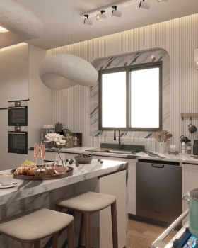 Mostaqbal City现代厨房