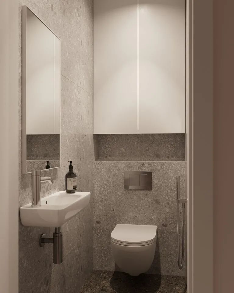 现代一室一厅 68㎡公寓丨室内设计工作室 nude-60