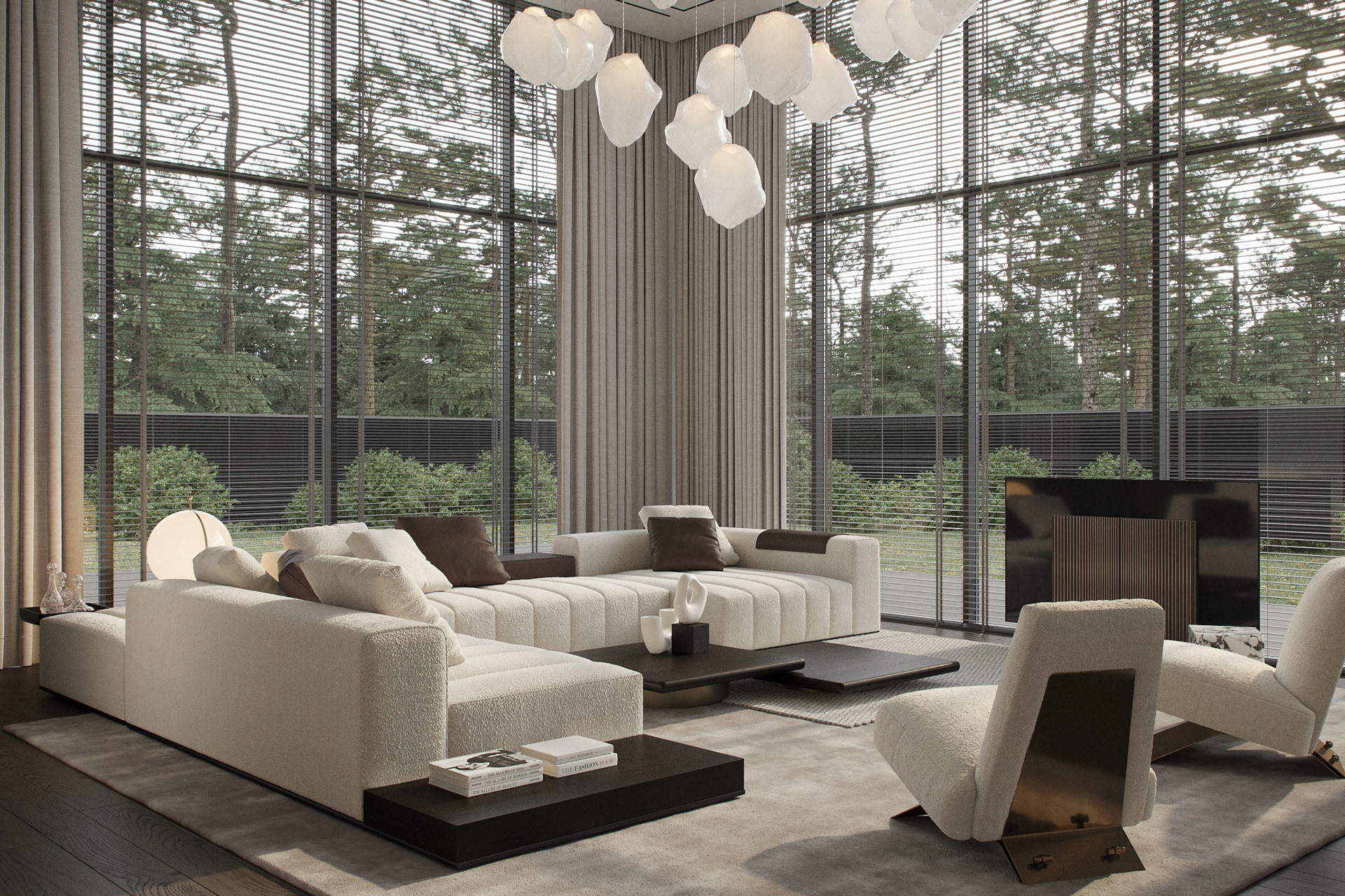 620平 别墅空间设计，简约舒适！-2